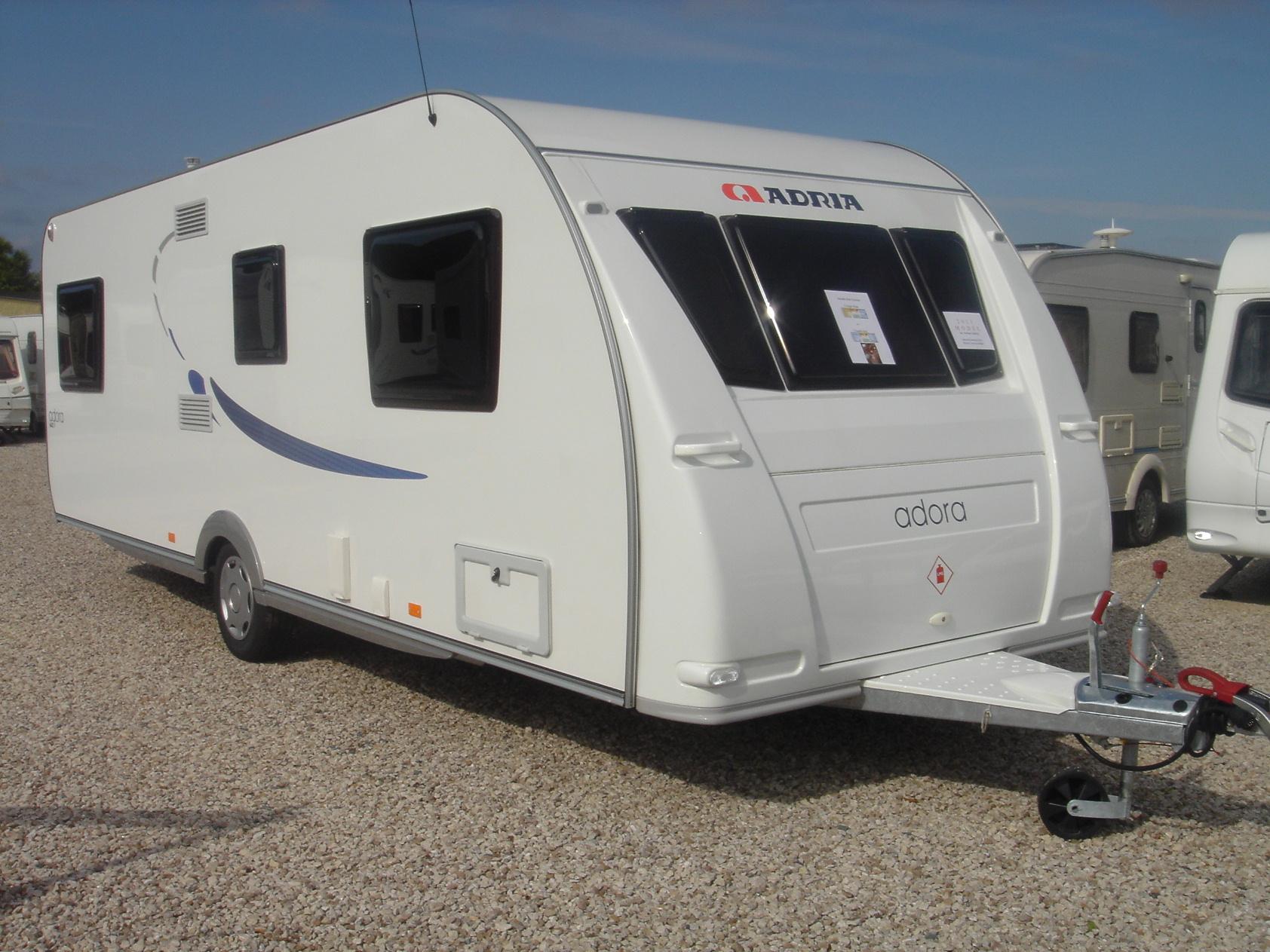 Adria Adora 642UP 2011 4 berth Touring Caravan for sale from Callender