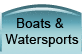 Follow through to water sport equipment - wet suit - wakeboard - life jacket - water ski - dry bag