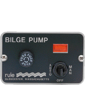 Rule 3-Way Panel Bilge Pump Lighted Switch 12V