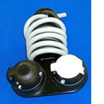 Prewired N and S sockets on mounting plate