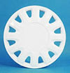 14in White wheel trim - Pair