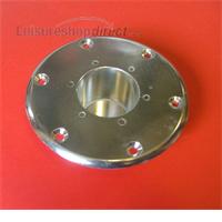 Recessed Base - Silver for Fiamma Island Table Leg System