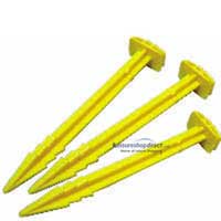 W4 Awning Pegs - Large Yellow