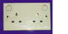 13 Amp 2 Gang Socket - Beige 