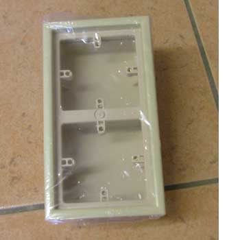 Dual Box Recessed Beige