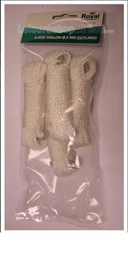 3M Cotton 3mm Guy Line x 4