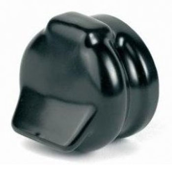 Socket cover for 7 pin socket - black