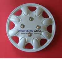 13in White wheel trim