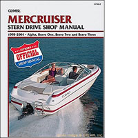 Mercruiser Bravo 1,2,3,Stern Drive 1998-200, Repair manuals, Books & manuals