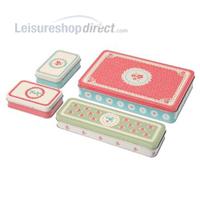 Set of 4 Knick-knack Tins Doily