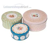 SET OF 3 REGENCY CAKE TINS