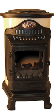 Provence Heater - Cream & Black