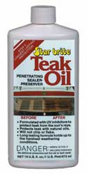 Starbrite Teak Oil - 16 fl oz 