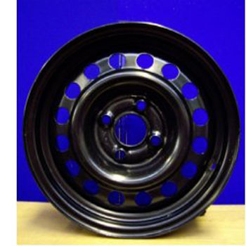 5.5J x 14" 4 Stud Caravan Wheel - Black