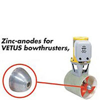 Vetus Spare set zinc anode for bow thruster