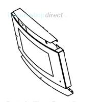 Dometic Door Glass with Hinge Guide - - Dometic RMt7651l 