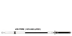 Teleflex OMC 479 Control Cable - Premium, teleflex steering systems, accessories