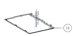 Shelf Tray Insert thetford N180 + N150 + N175 Fridges
