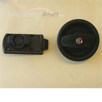 Europa Door Lock RH - Black