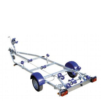 8220B Brenderup Boat Trailer with Super Rollers 1300Kg