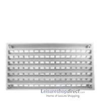 Interior vent, ivory - 6 3/4"x 3 1/2"