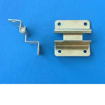 Double cranked hinge