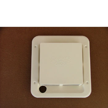 Flue cover - Ivory for Carver Water Heater
