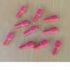 Spade connector 6.6mm red