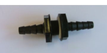 Bulkhead fitting straight 1/2" hose