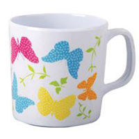 Butterfly Melamine Cup Mug