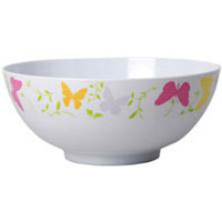 Butterfly Melamine Salad Bowl