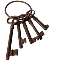 Decorative Cast Iron Keys