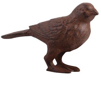 Cast Iron Standing Bird
