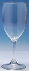 Acrylic wine goblets and tumblers