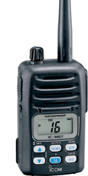ICOM IC-M87 VHF Marine Transceiver, handheld VHF, electronics