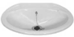 Small Inset Basin complete with standard waste