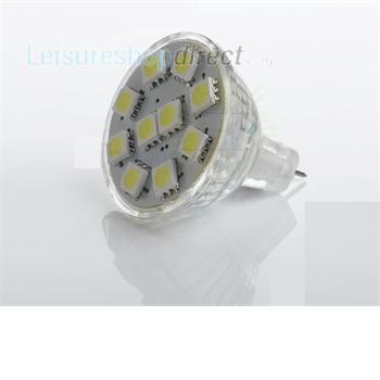 Base Mounted 9 LED MR11 Bulb Version - Warm White
