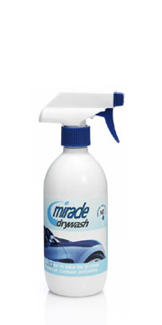 Miracle Dry Wash 500ml bottle with trigger