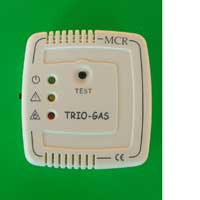 Trio gas alarm - colour ivory