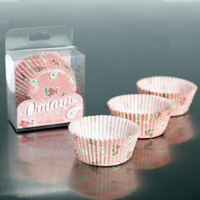 Paisley Pink Fairy Cake Cases -60 In Pack