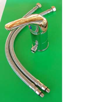 Shower tap with 3/8" bsp outlet