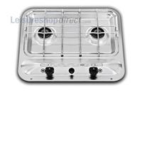 SMEV Series 909 2 burner hob, no grill, piezo ignition