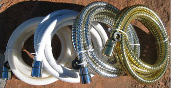 Shower hose white