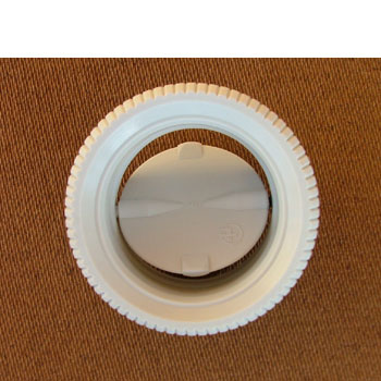 Air Outlet with flap valve - Agate grey