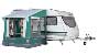Dorema Hilton Porch Awning - Green/Grey