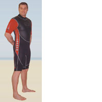 FL Shortie Wetsuit - larger sizes