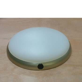 Lumo Crown light, silver sand coloured surround