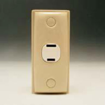 2 Pin Socket Beige