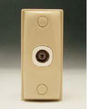 Coaxial Socket Architrave Beige