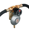 Manual changeover system for propane gas. 37 mbar 